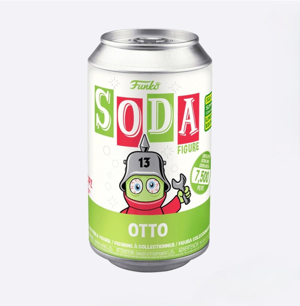 NWT Funko Soda Vaulted Fantasik Plastik Otto Figure San Diego Comic-Con 2022